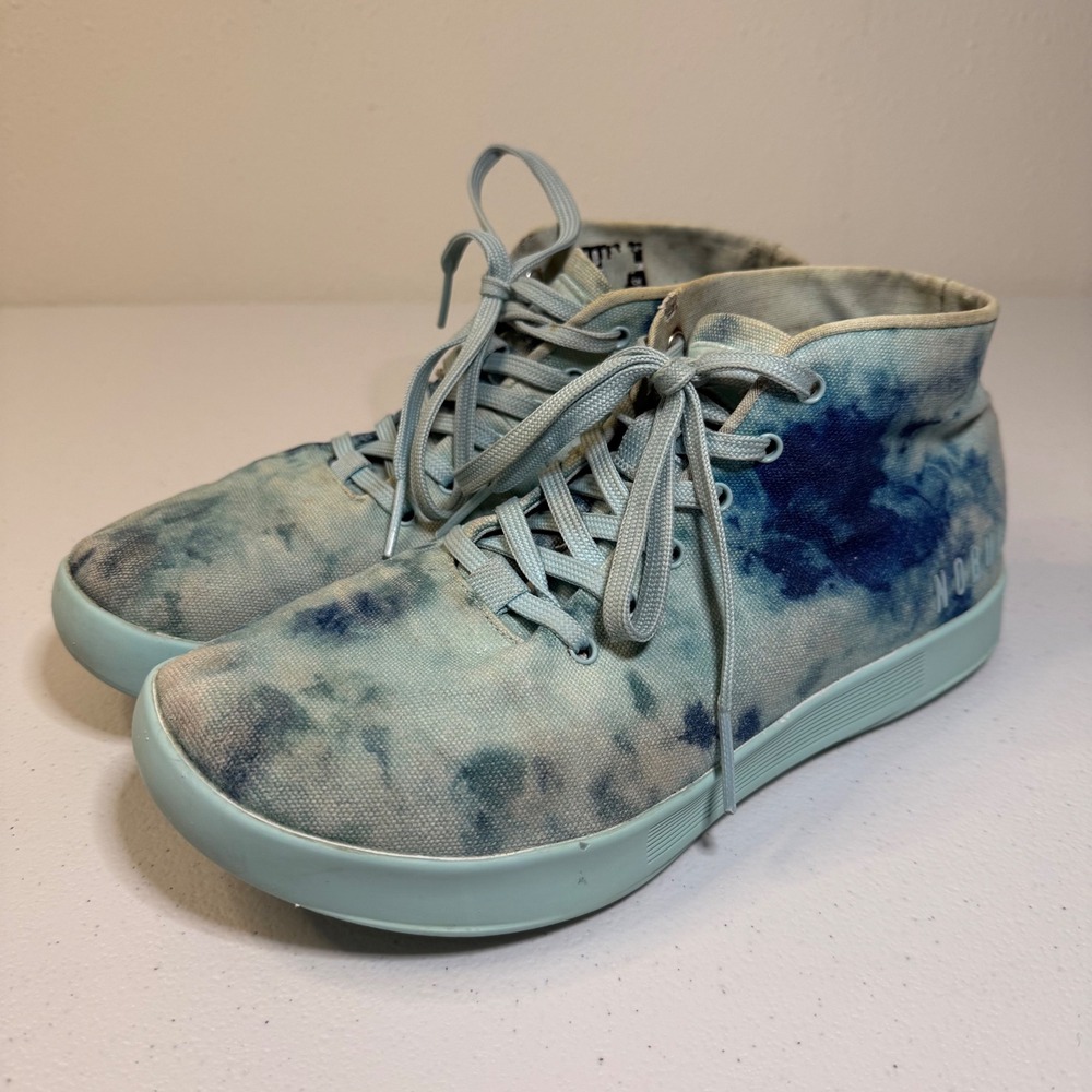 NOBULL Mid Top Canvas Tie Dye Sneakers Women's Size 10 EUC‎